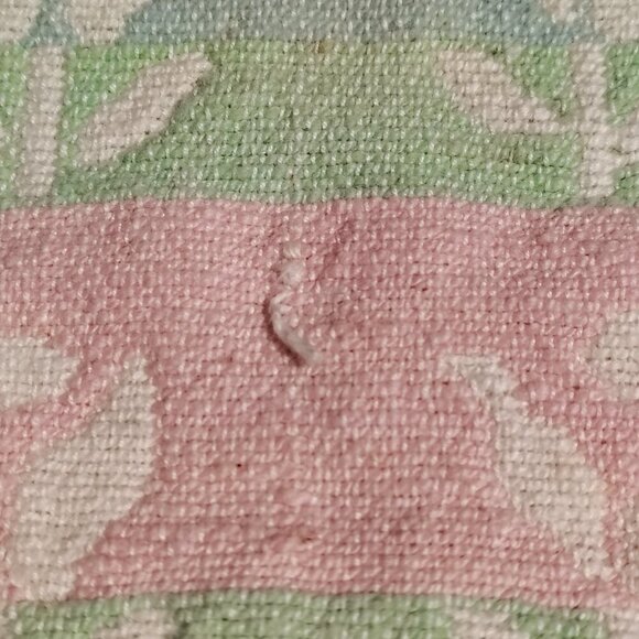 Vintage Pastel Colored Flower Reversible Placemats Set Of Five - Picture 9 of 12